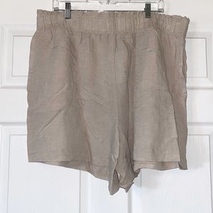 Linen Blend Shorts